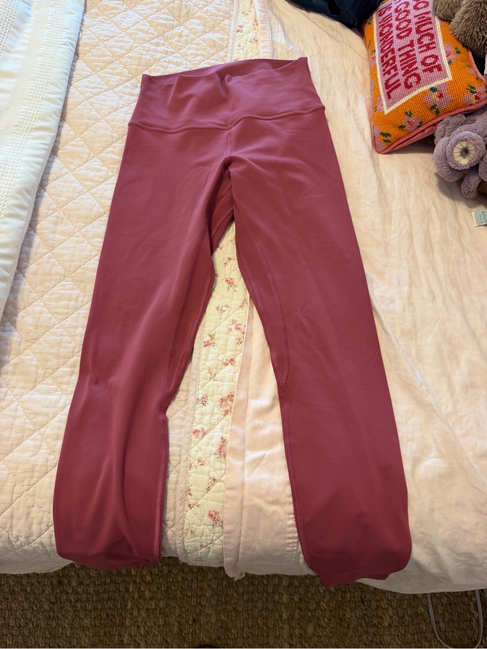 lululemon athletica Kids High-Waist Leggings in Dusty Rose